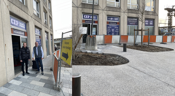 Travaux place de la gare Saint-Pierre-desCorps / Tours. Locaux SOCOTIC web & digital