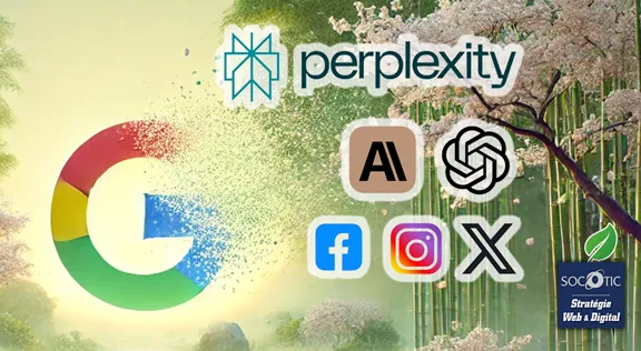 Image illustrant le risque de fin de la domination de Google sur la recherche en ligne | Actu SOCOTIC web & digital