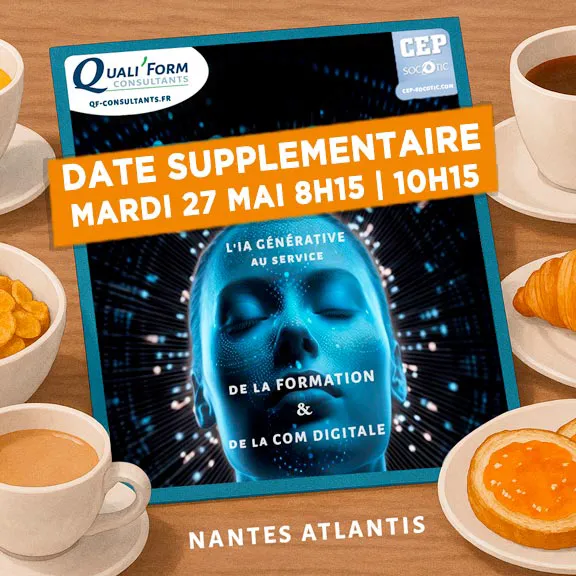 Image Petit déjeuner thematique l'IA au service de la formation et de la communication digitale | Actu SOCOTIC web & digital